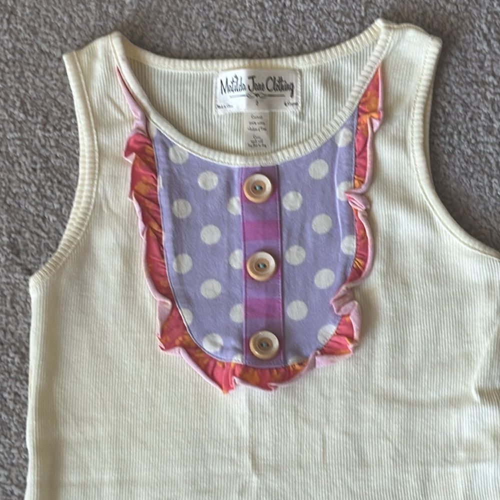 Matilda Jane Ruffle Front Tank Top! - Picture 3 of 11